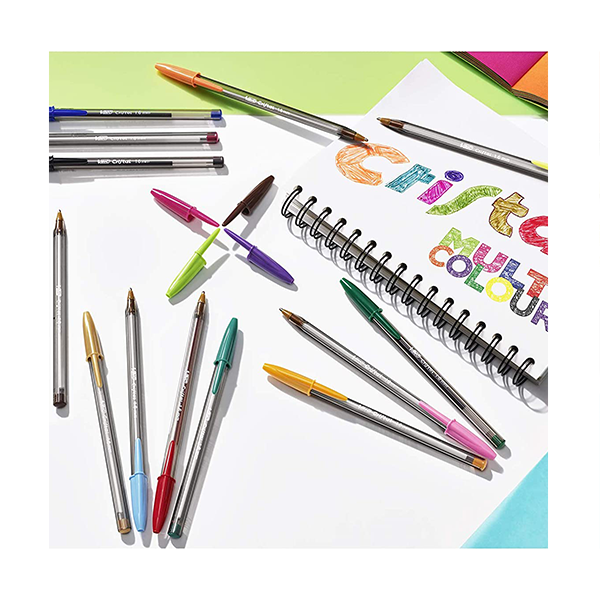 Bolígrafo Bic cristal multi colours - Material escolar, oficina y nuevas  tecnologias