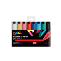 Estuche rotulador Uni Posca PC-5M 8 color. básic surt. - Material escolar,  oficina y nuevas tecnologías