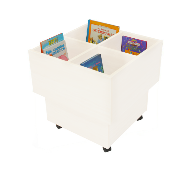 Cubo librería infantil blanco - Material escolar, oficina y nuevas  tecnologias