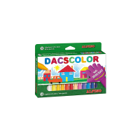 Estuche 12 ceras de colores Dacscolor